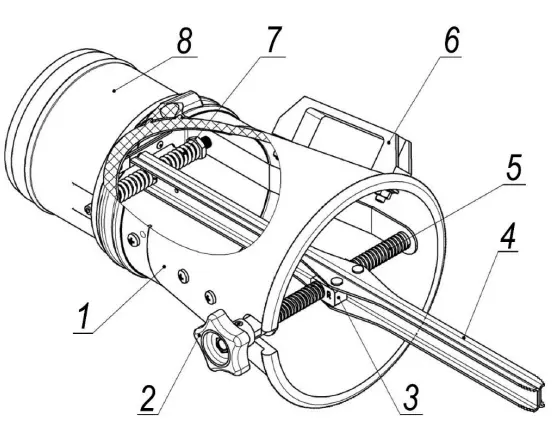 Общий вид и составные части насадки Общий вид и составные части насадки
