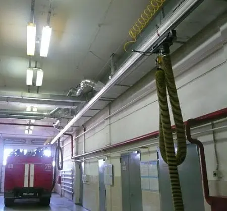 Пряморельсовая вытяжная система STR - фото 3 Пряморельсовая вытяжная система STR - фото 3